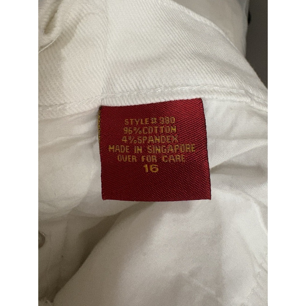 Women's NYDJ White Bootcut Pants Summer Sz 10 - Picture 4 of 4